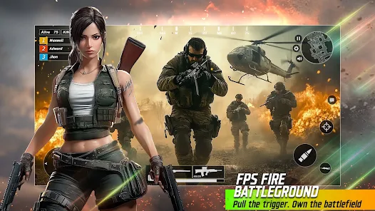 Fps Fire Battlegrounds Offline安卓版123云盘下载